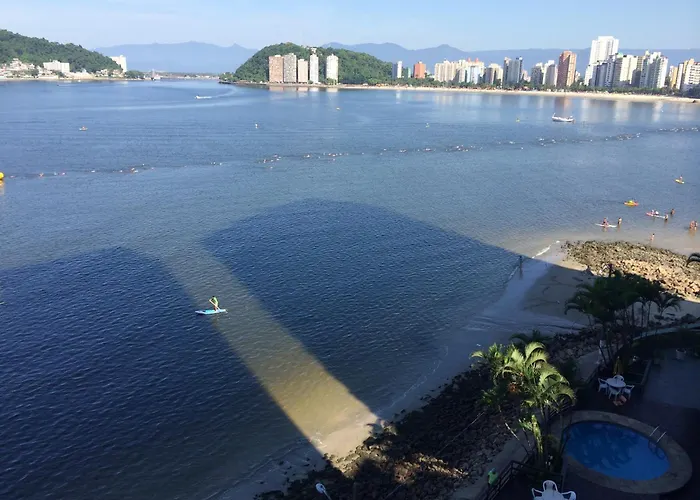 Apartamento Sao Vicente Vista Mar Pe Na Areia